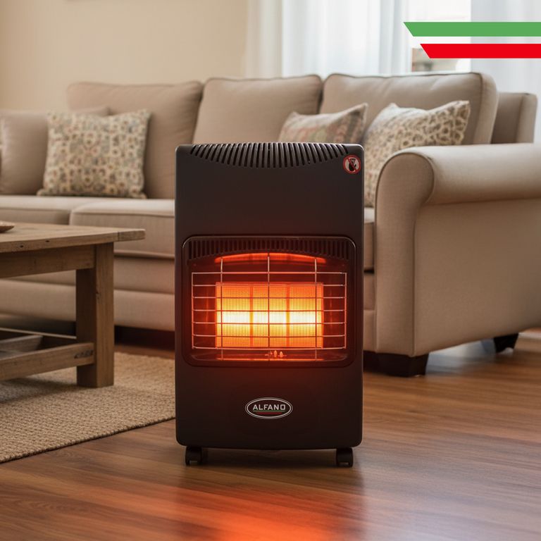 Estufa a Gas GLP hasta 40m² Potencia 4200W incl válvula premium LD-168B