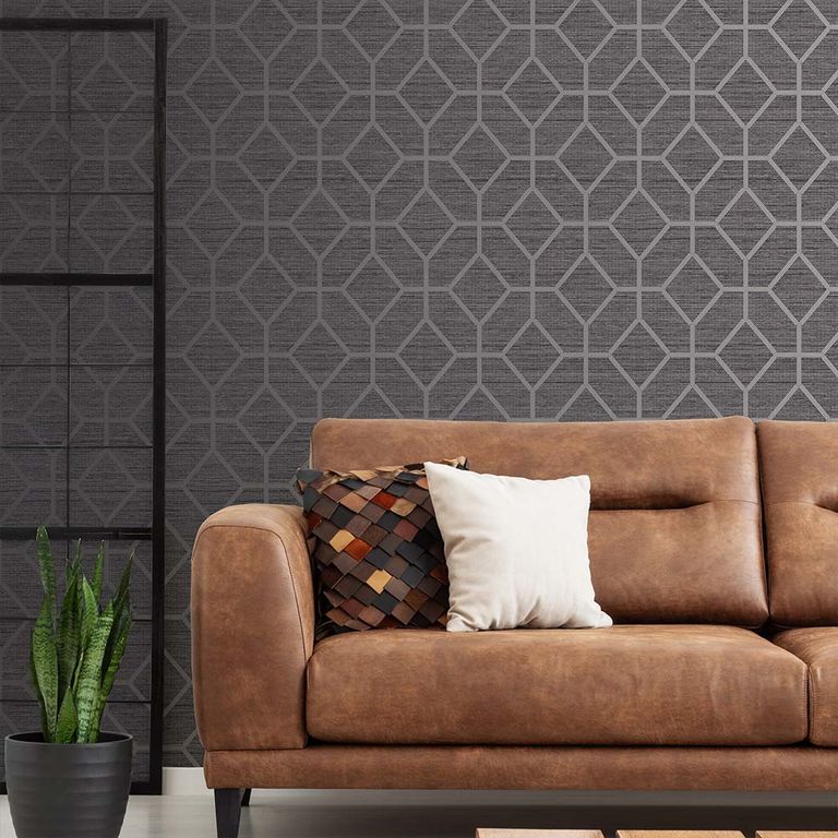 Papel Tapiz Opulence Asscher Geo 052X10 Mts Grey