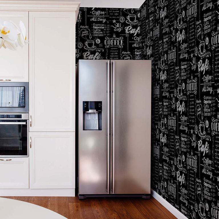Papel Tapiz Oasis Coffee Shop 052X10 Mts Blackwhite