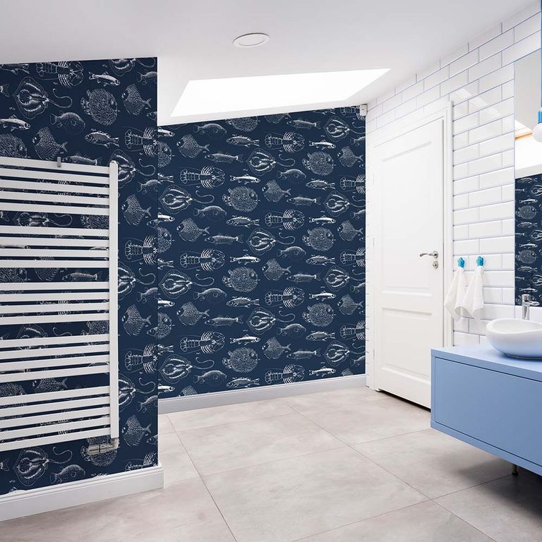 Papel Tapiz Oasis Into The Deep 052X10 Mts Navy