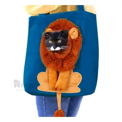 GENERICO - Cartera de Paseo para Mascota Color Azul Y+Papel de Regalo