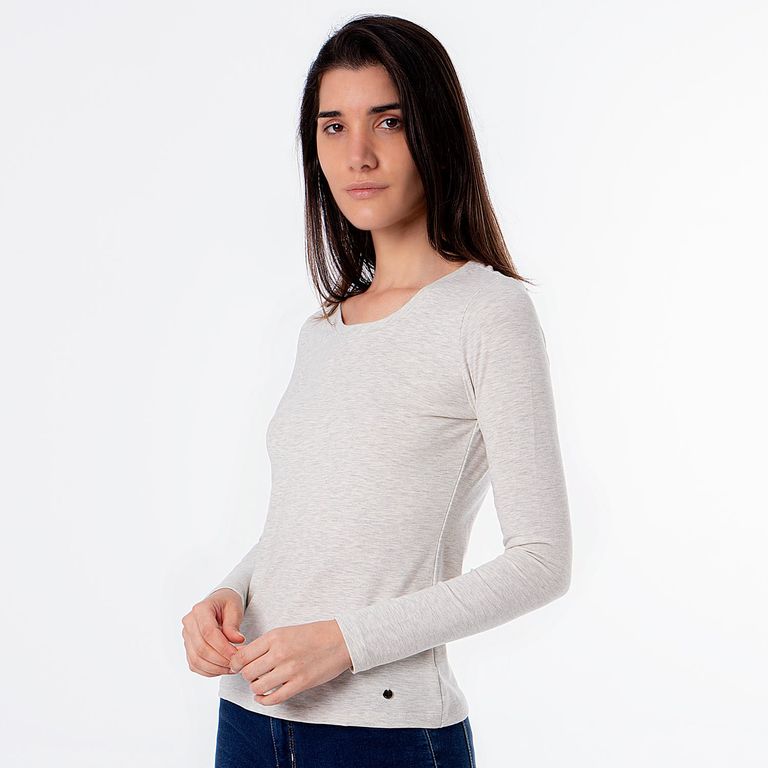 Polo Basico Jersey Full Lycra Monica Mujer