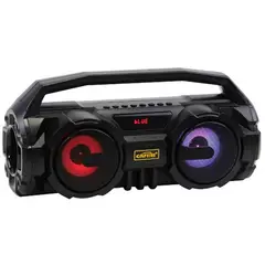GENERICO - Parlante Recargable con Luces Bluetooth Radio FM USB CN-S3676FM-BT