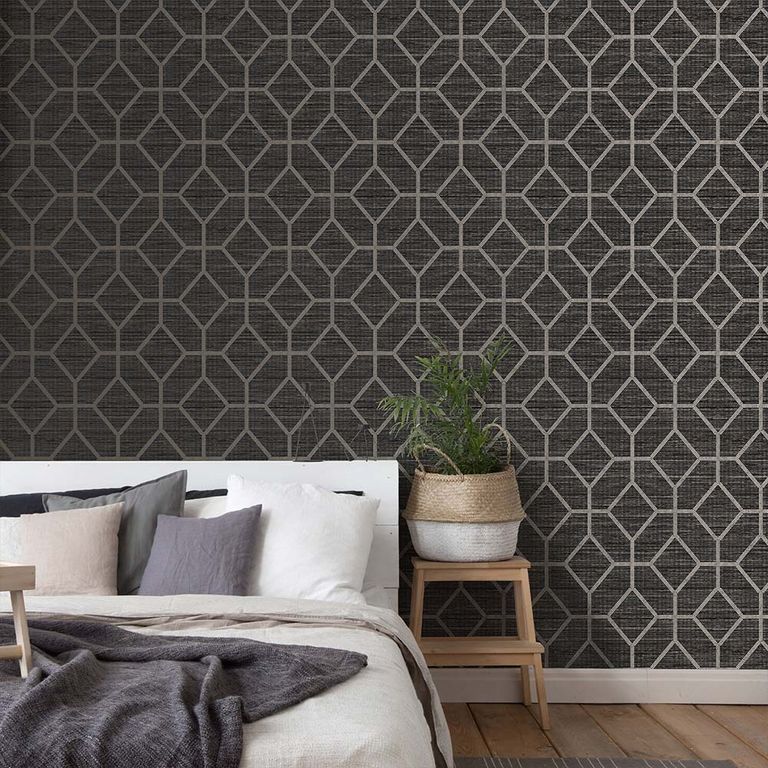Papel Tapiz Opulence Asscher Geo 052X10 Mts Onyx