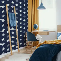 MULTITOP - Papel Tapiz Kids Home Superstar 052X10 Mts Navy