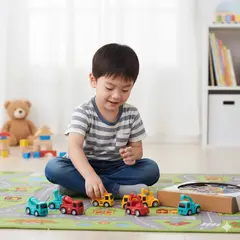 GENERICO - Juguete Set de 8 Camiones