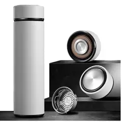 GENERICO - Termo inteligente digital acero inoxidable con filtro de té - Blanco