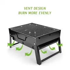 GENERICO - PARRILLERA PLEGABLE DE ACERO INOX