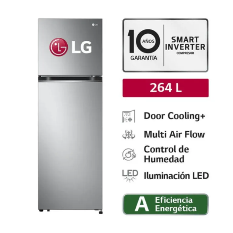 REFRIGERADORA  TOP FREEZER GT26BPP PLATEADA