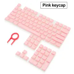 REDRAGON - 105 Keycaps Teclas De Pudín Pbt De Doble Disparo Rosa