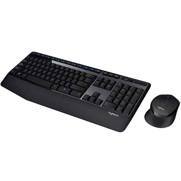 Teclado Mouse MK345 Kit Inalámbrico Negro