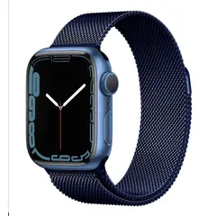 GENERICO - Correa Acero Apple Watch y Smartwatch 42mm-44-45-49mm Azul