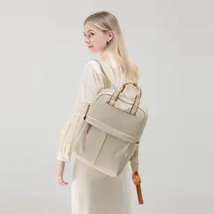 OEM - Mochila Tasya con portalaptop hasta 14 - Beige