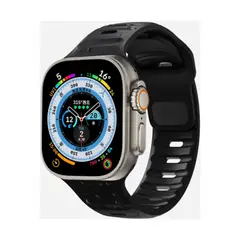 IMPORTADO MC - Correa Goma Apple Watch y Smartwatch 42-44-45-49mm xNegro