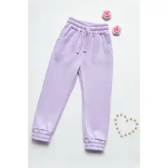 KIDS MASHMELO - Pantalon Buzo Con Bolsillo Y Pasador Para Niña
