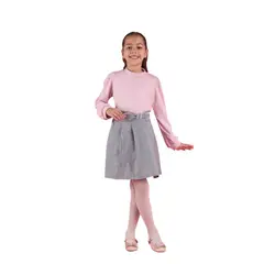 KIDS MASHMELO - Falda Cortes En Pretina Y Tableros Para Niña