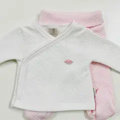 WAWA PIMA - SET DE 2 PIEZAS PINK ROSE CHAQUETA Y PANTALON