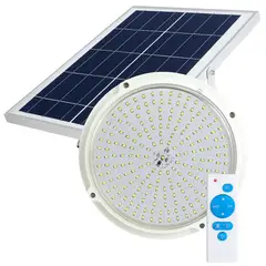 GENERICO - Lámpara Solar LED 400W Exterior con Sensor Movimiento y Control Remoto