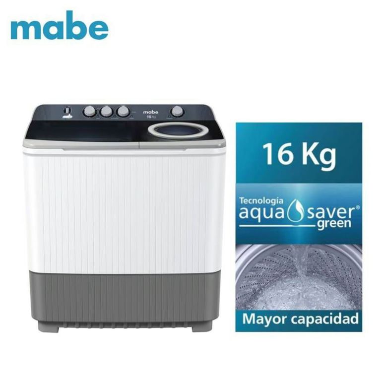 Lavadora LMD6124PBBB0 Semiautomatica 16 Kg Blanco