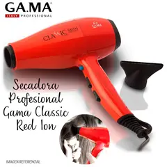 GAMA - Secadora Profesional Salon Exclusive Classic Ion 2200 watts.