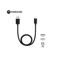 MOTOROLA - Cable usb tipo c turbopower 3.1 original - negro