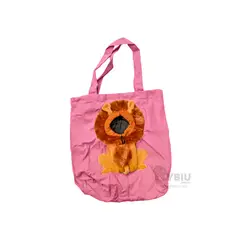 RYBIU IMPORT - Bolso Sencillo con Diseñoi de Leon en Rosado Y+Stickers