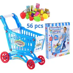 GENERICO - Juguete Carrito de Compras para Niños - 56 pzas