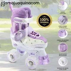 GENERICO - Patines para Niños «FAVORITE STAR» TALLA S 31-34 White