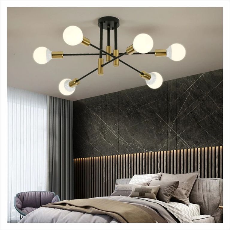 Lampara de techo Led - Estilo araña incluye bombillas