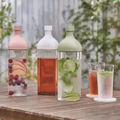 HARIO - Botella infusora Ka-Ku Rosa de 1.2 L