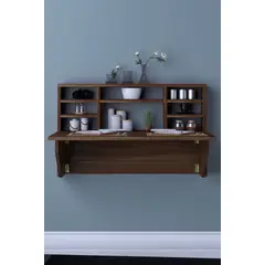 TU MESITA - Escritorio Flotante y Plegable Medellin color Marrón