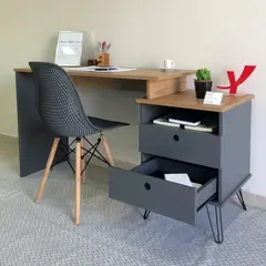 TU MESITA - Escritorio Minimalista Norris color DunaGris Oscuro