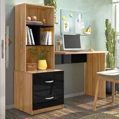 TU MESITA - Escritorio Juvenil Moderno Nazca color MarrónNegro