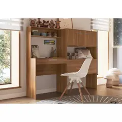 TU MESITA - Escritorio con Estante Galeno color Marrón