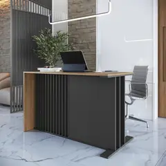 TU MESITA - Escritorio Minimalista Aroa color MarrónNegro