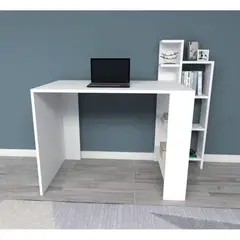 TU MESITA - Escritorio Moderno Palace con Librero color Blanco