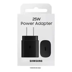 SAMSUNG - ADAPTADOR Tipo C 25W Original - NEGRO