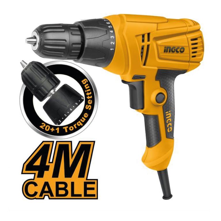 Taladro Atornillador Eléctrico INGCO 280W ED2808