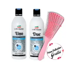LA BRASILIANA - Shampoo UNO + Acondicionador Due Sin Sal