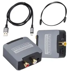 GENERICO - Convertidor de Audio Optico Digital a Rca digital a análogo