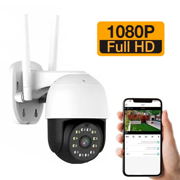 Cámara de Seguridad para Exteriores 1080P HD Inalambrica Wi-Fi
