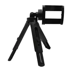 GENERICO - Mini Tripode Regulable Soporte Celular Portatil Con Adaptador Camara