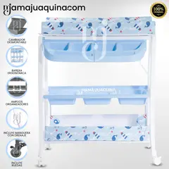 BABY - Bañera Cambiador «NAMI» Edición Limitada Blue