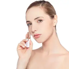 GENERICO - Depiladora Rostro Mujer FlawLbss Flawless Blanco Carga USB Genieka