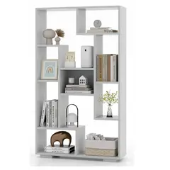 DIBA MUEBLES - Librero o Estante Multiusos Piper Blanco