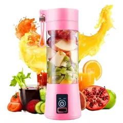 GENERICO - Mini Licuadora de 6 cuchillas eléctrica y portátil