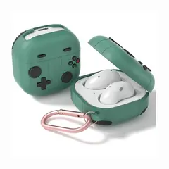 CASE - Protector de Audifonos Samsung Buds Fe Nintendo - Verde