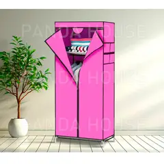 SM - ROPERO ORGANIZADOR ARMABLE DE TELA DE 1 CUERPO - ROSADO