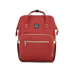 HIMAWARI - - Mochila Bolso Maternal Multibolsillos H1209-3 Rojo