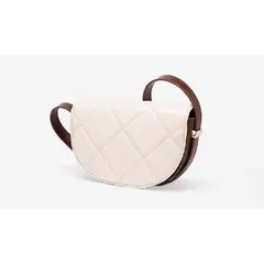 SIIHENRRY - - Bolso de Cuero Vegano Mate DJB-111-WT Blanco